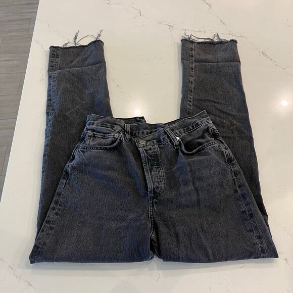 Agolde Criss Cross Straight Jeans in Shambles size 26 - Picture 5 of 13